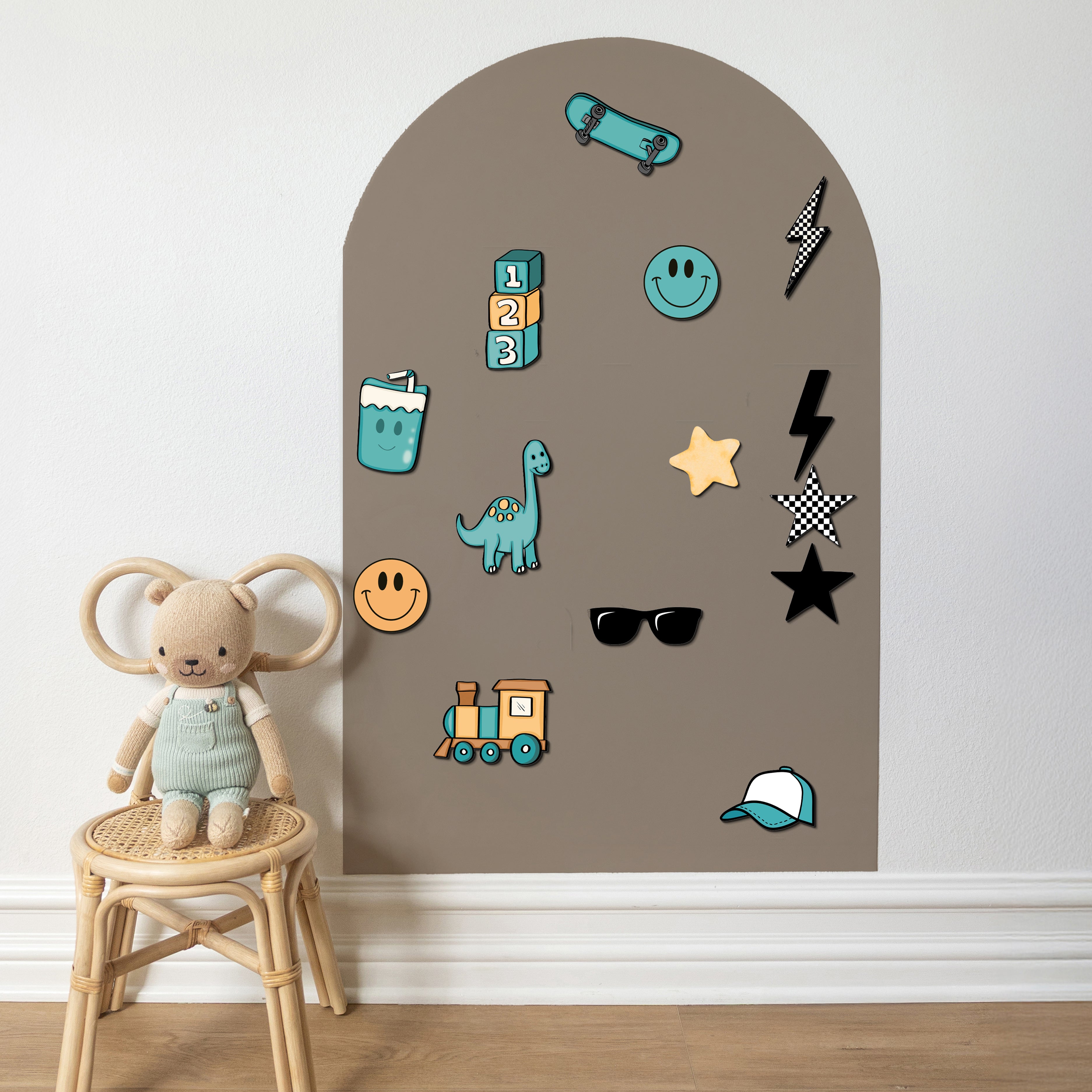 Boys Magnet Set - Fun Kids Magnets For Magnet Magic Wall & More