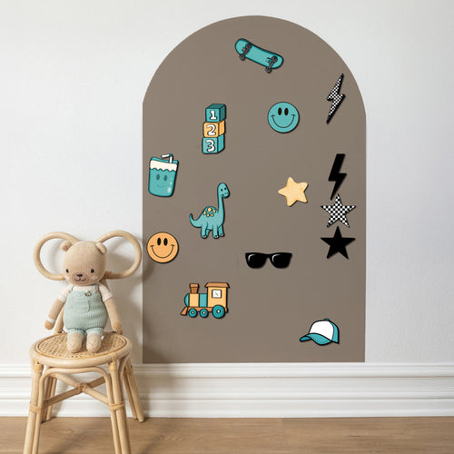 Boys Magnet Set - Fun Kids Magnets For Magnet Magic Wall & More