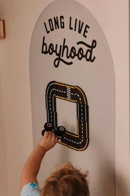 RTS Mini Magnet Magic Arch - Long Live Boyhood - Cream & Army Green Available - Magnetic Wall Decal for Kids