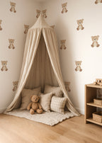 Beige Bear Wall Decals