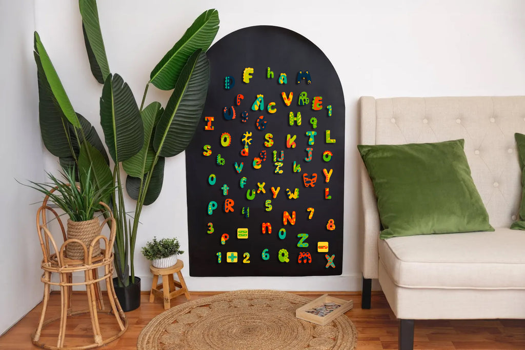 Dinosaur Letters & Numbers Magnet Set - For Magnet Magic Wall & More