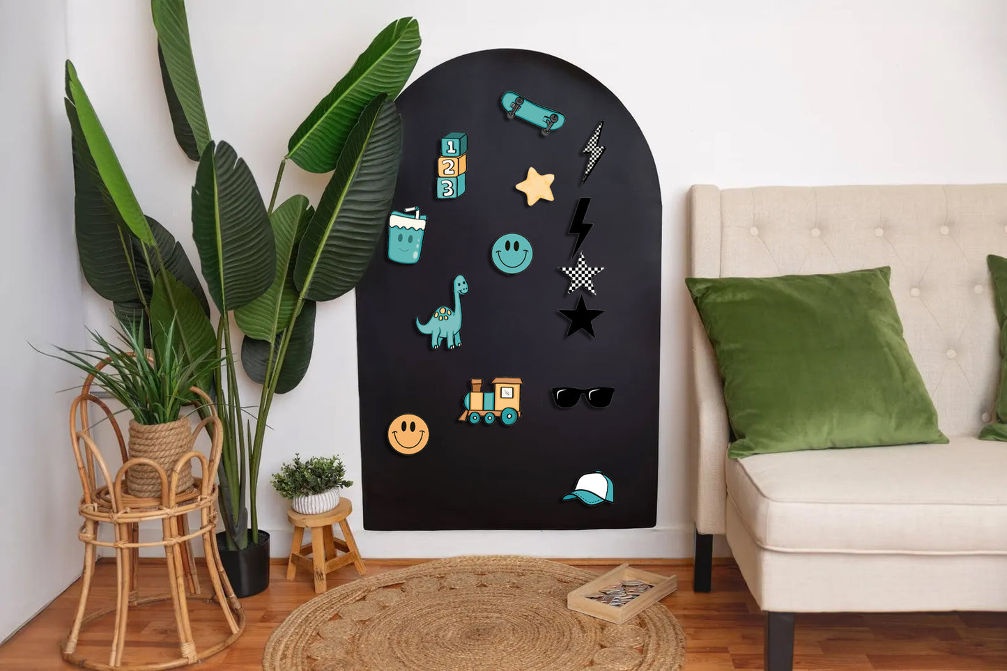Boys Magnet Set - Fun Kids Decorative Magnets, Magnets for Magnet Magic Arch, Play wall