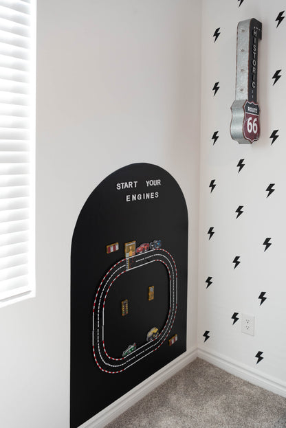 NEW REMOVABLE Magnet Magic Arch - With Fabric-Grip Technology - Damage-Free Magnetic Wall Decal for Kids, Wall Decal