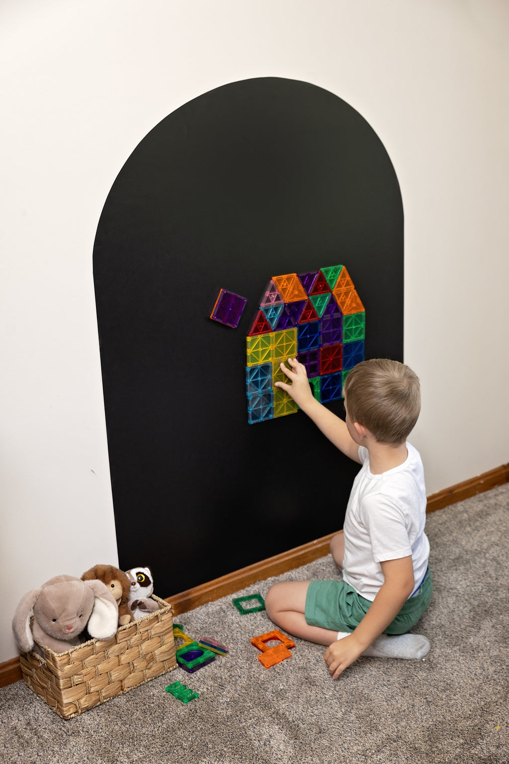 EXTRA LARGE Magnet Magic Wall  - Removable Damage-Free Magnetic Wall