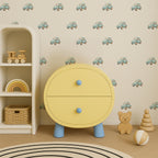 Blue VW Bug Wall Decals