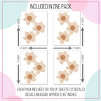 Boho Daisy Wall Decals
