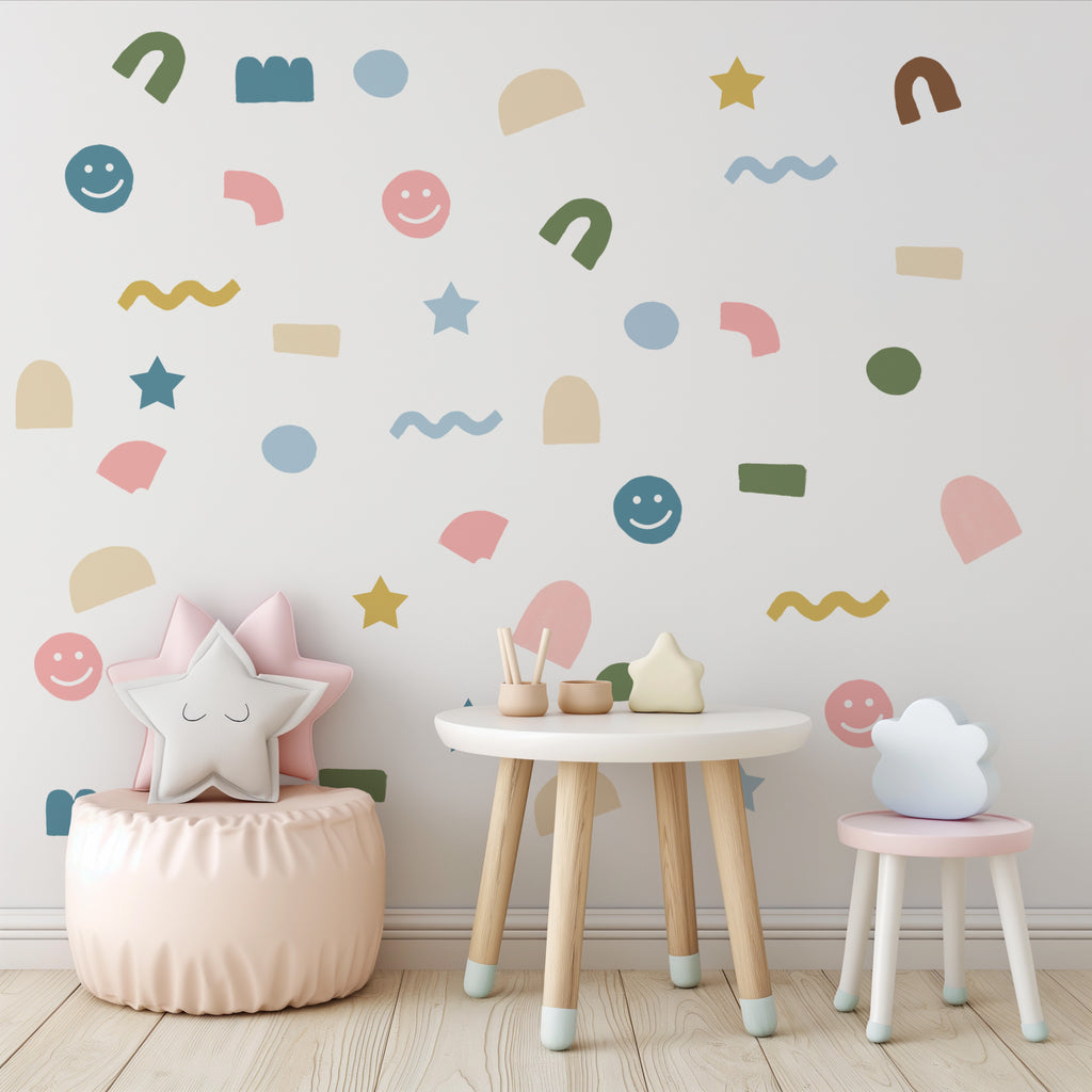 Boho Doodles Wall Decals