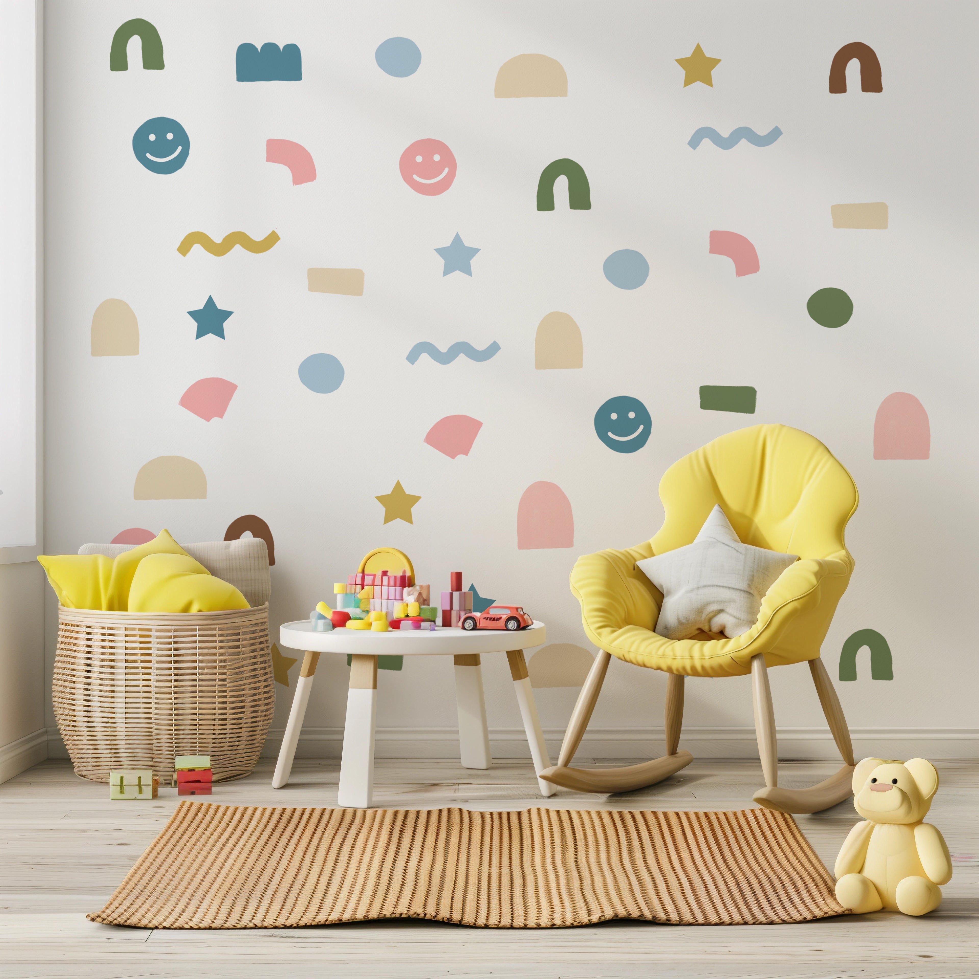 Boho Doodles Wall Decals