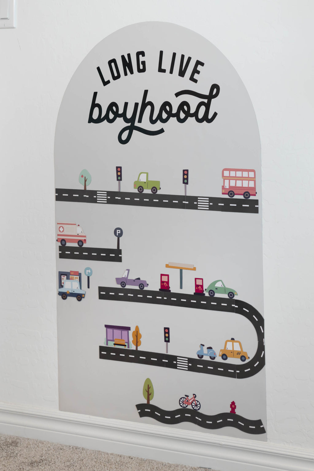 Road & Cars Set - Magnet Set For Magnet Magic Wall & More