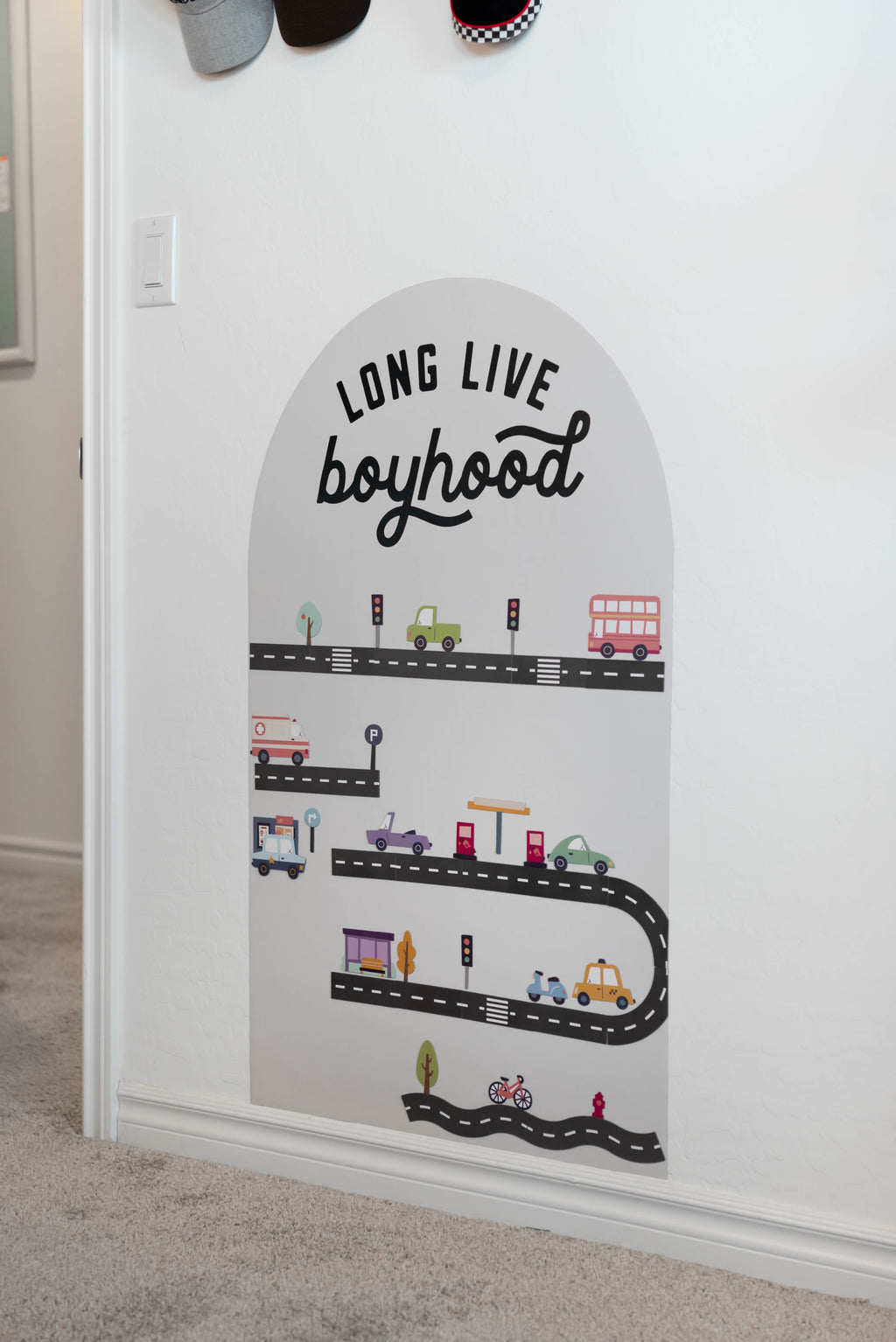 Road & Cars Set - Magnet Set For Magnet Magic Wall & More