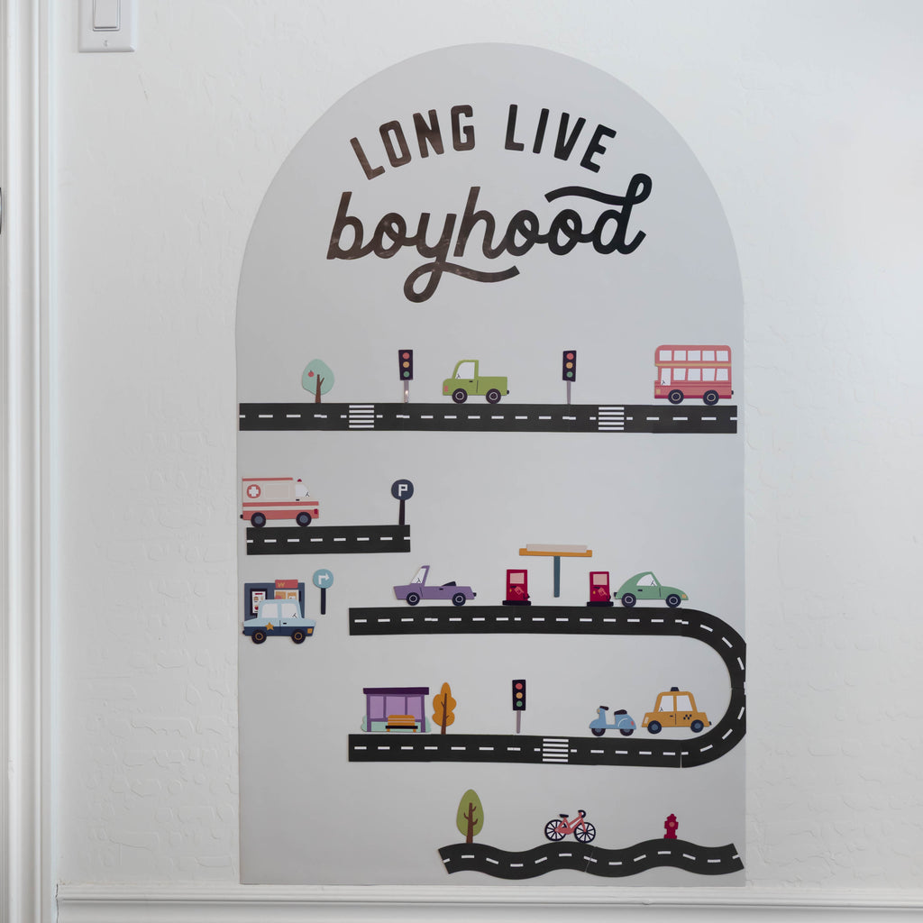 Road & Cars Set - Magnet Set For Magnet Magic Wall & More