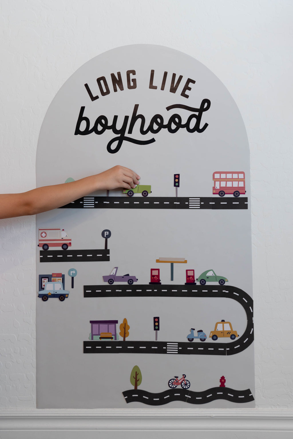 Road & Cars Set - Magnet Set For Magnet Magic Wall & More