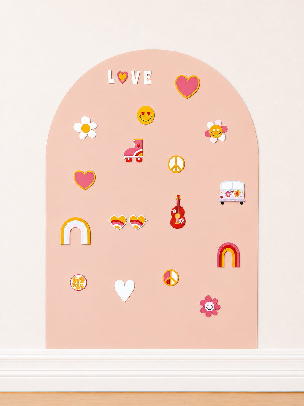 Groovy Girl Magnet Set - Fun Kids Magnets For Magnet Magic Wall & More