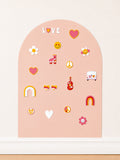 Groovy Girl Magnet Set - Fun Kids Magnets For Magnet Magic Wall & More