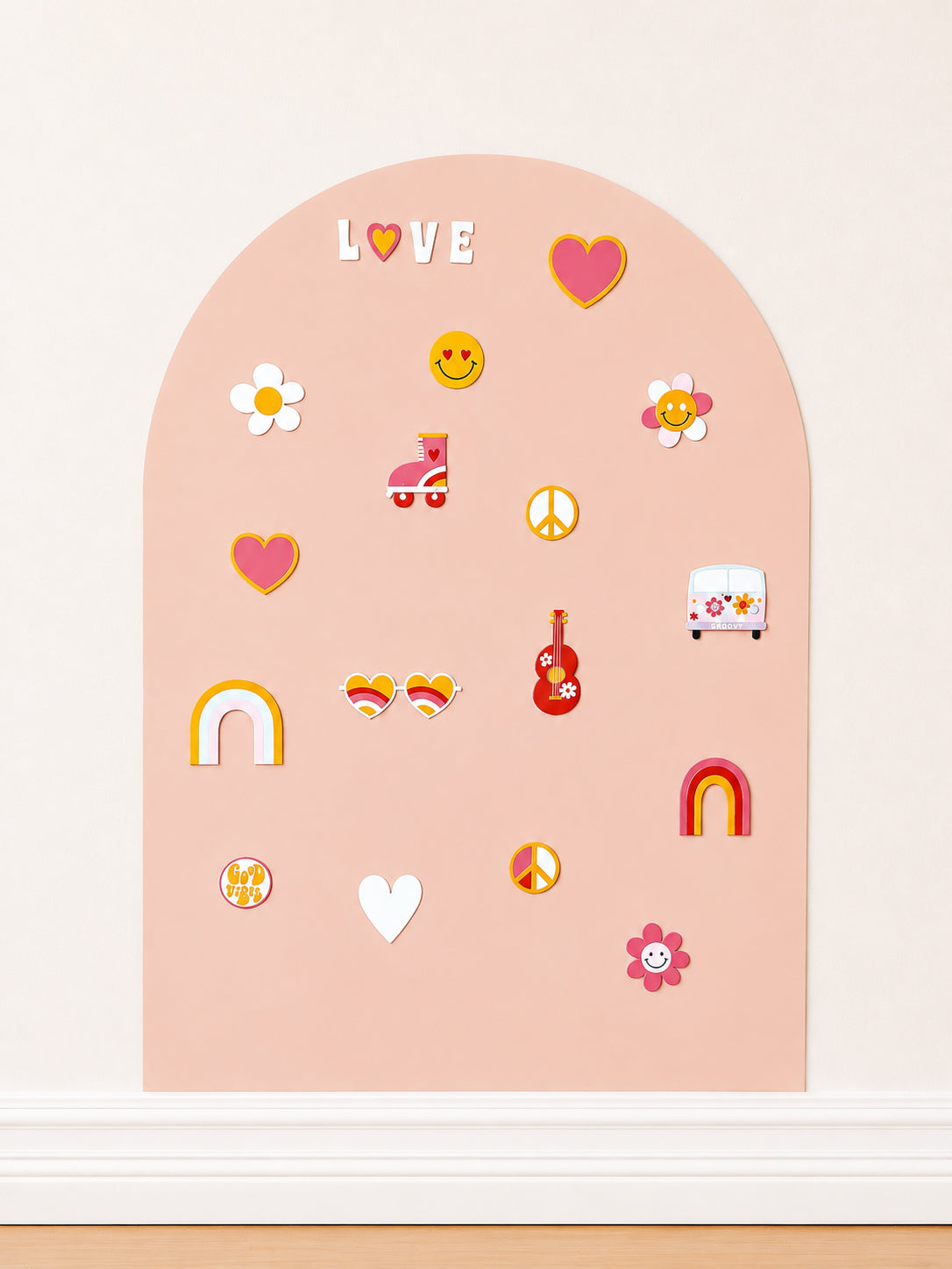 Groovy Girl Magnet Set - Fun Kids Magnets For Magnet Magic Wall & More