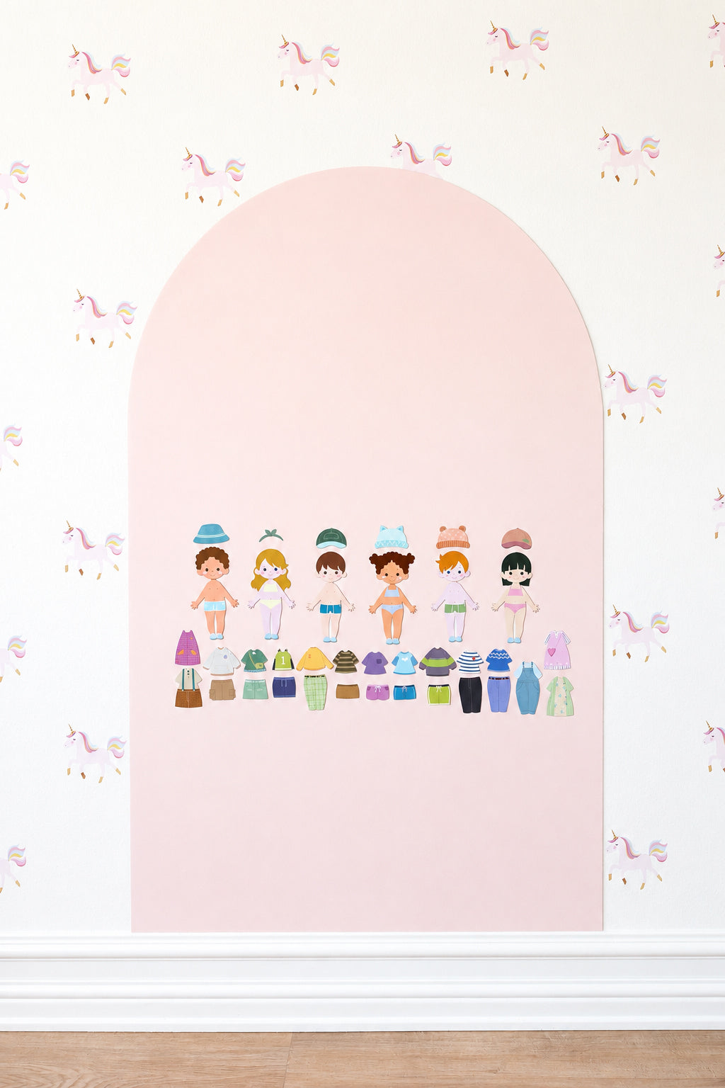 Dress Up Dolls - For Magnet Magic Wall & More