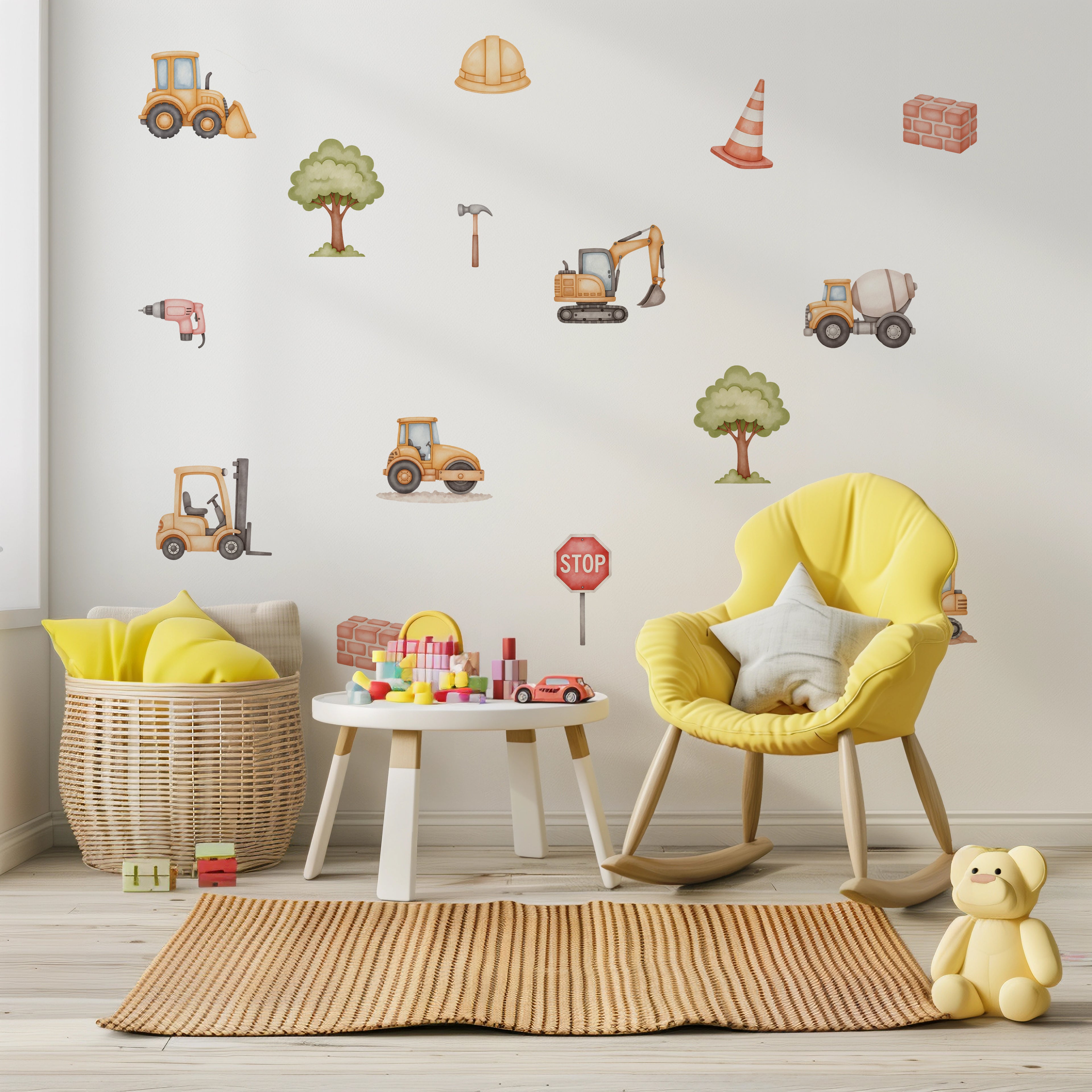 Construction Wall Decals