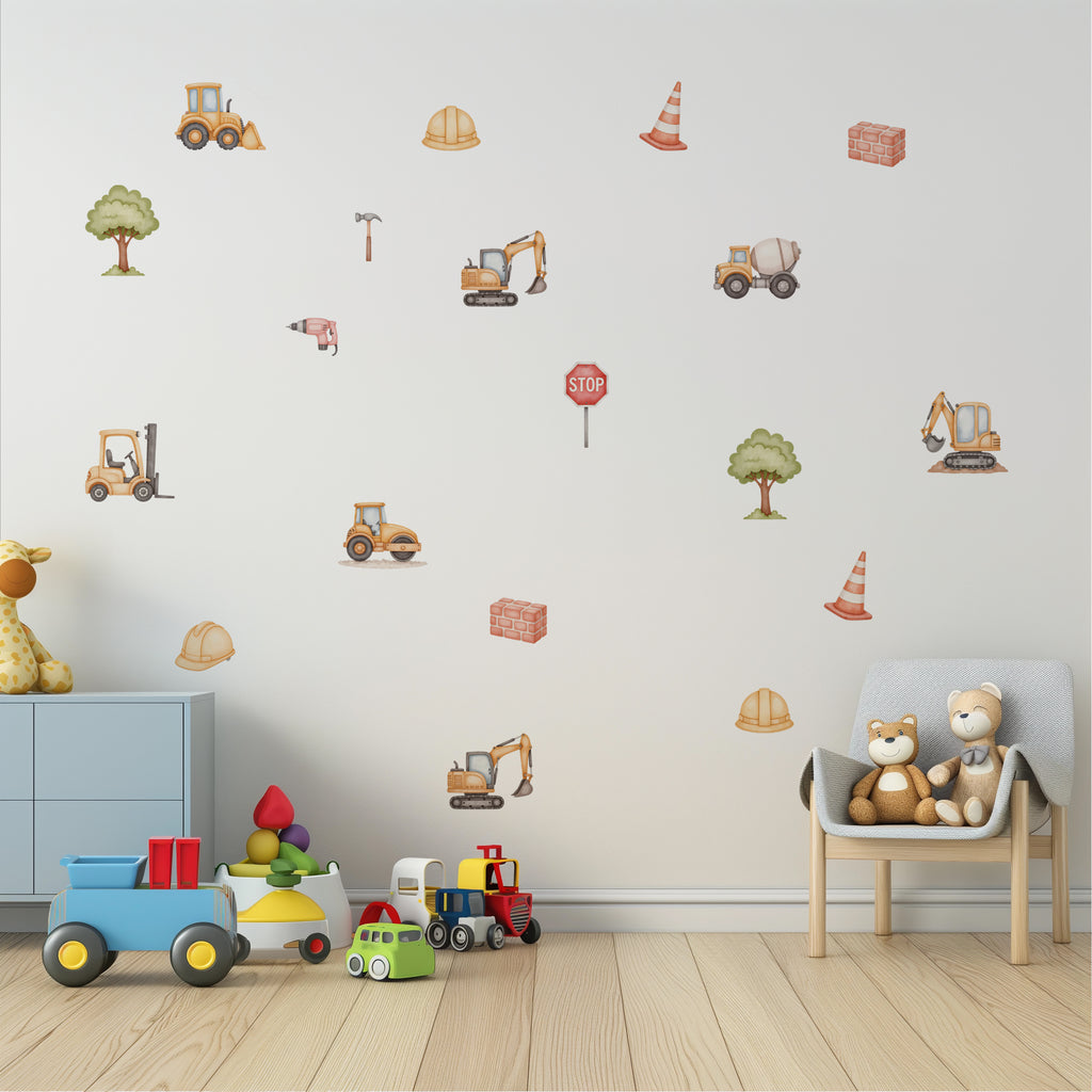 Construction Wall Decals