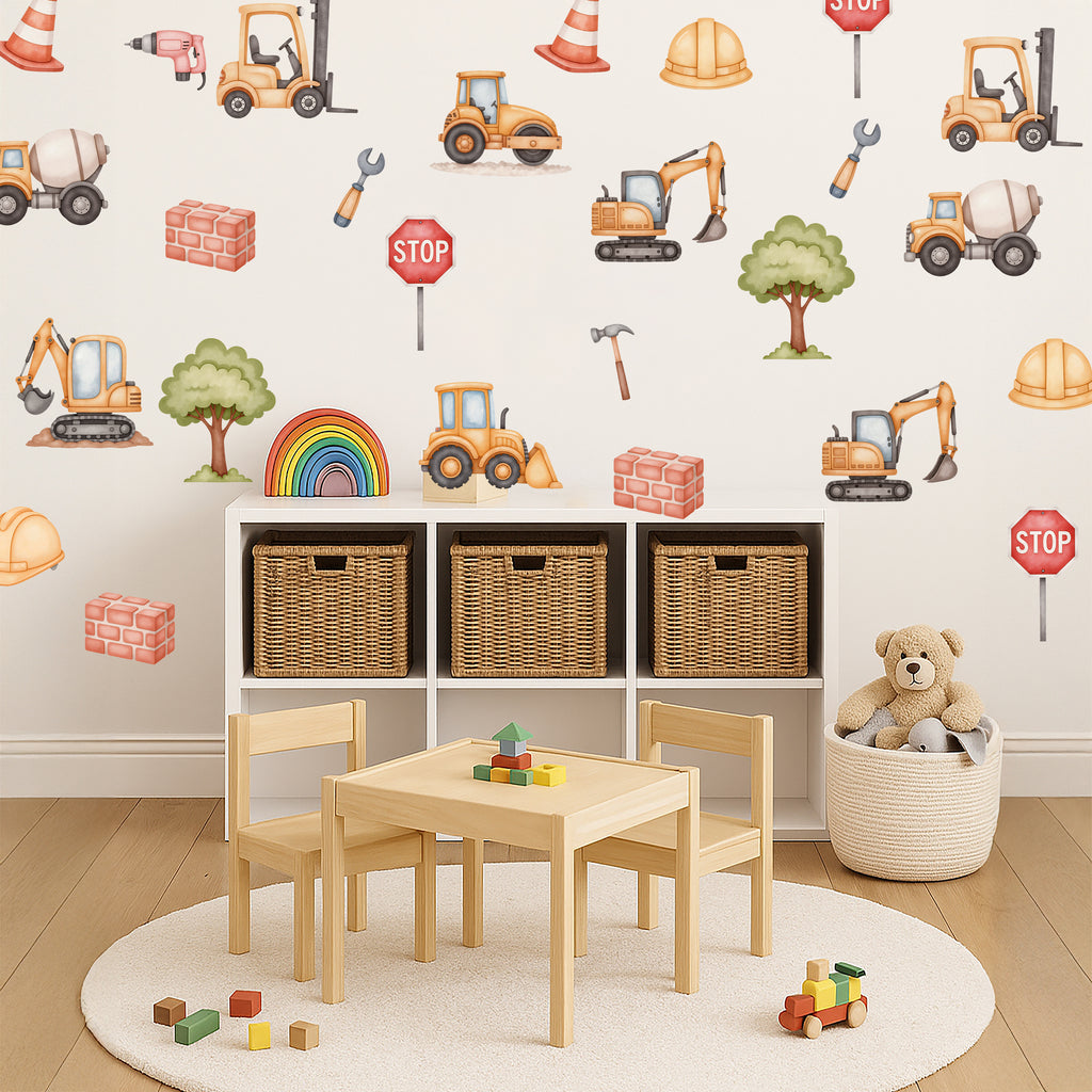 Construction Wall Decals
