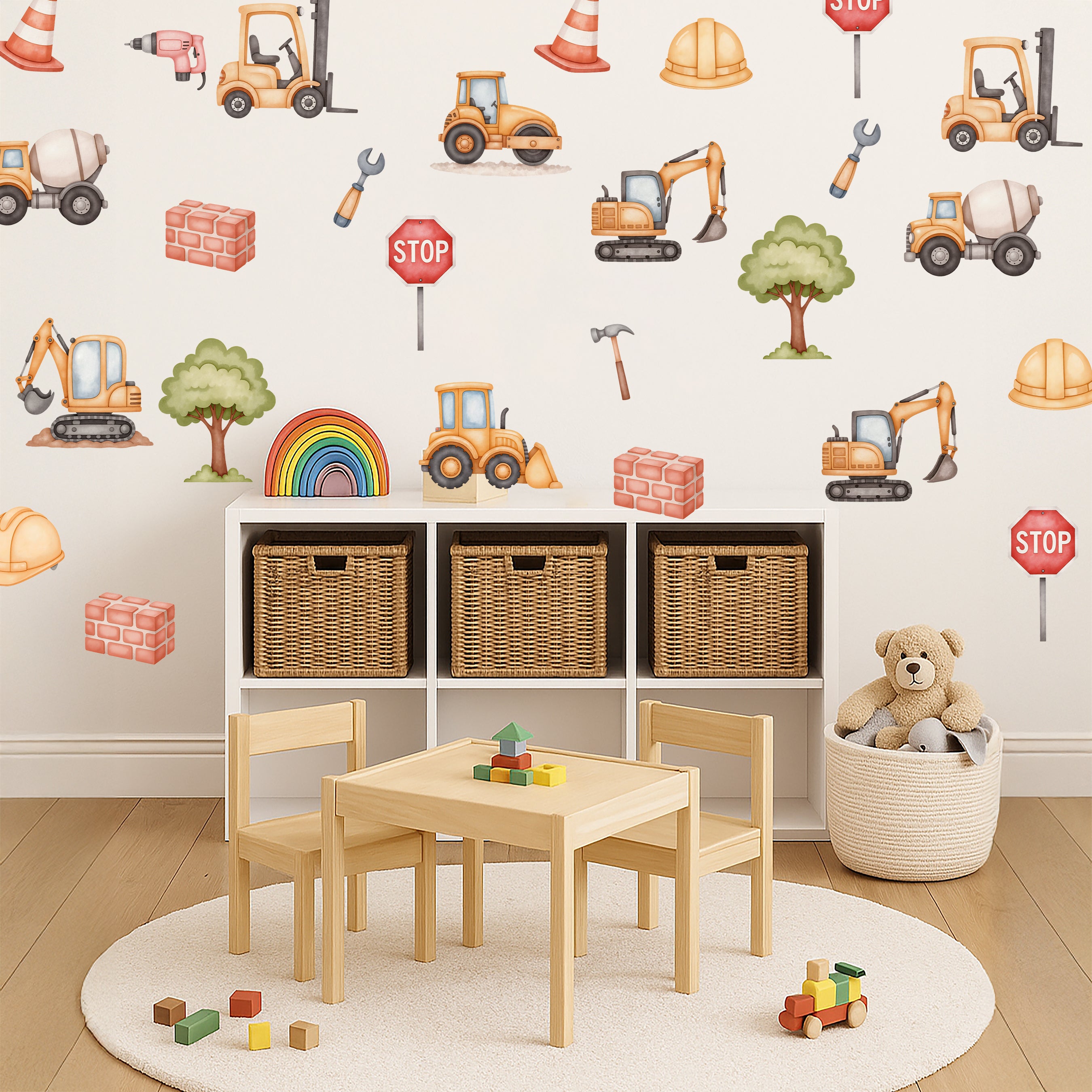 Construction Wall Decals
