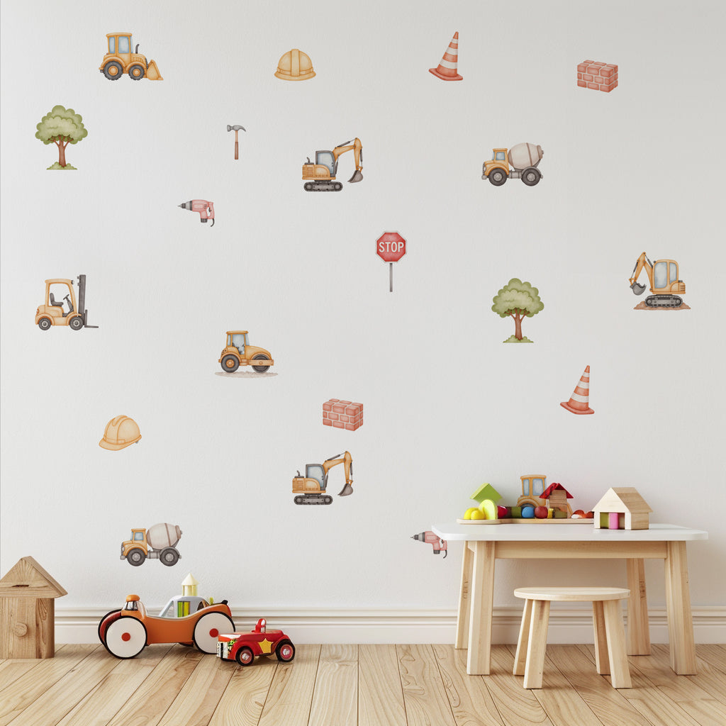 Construction Wall Decals