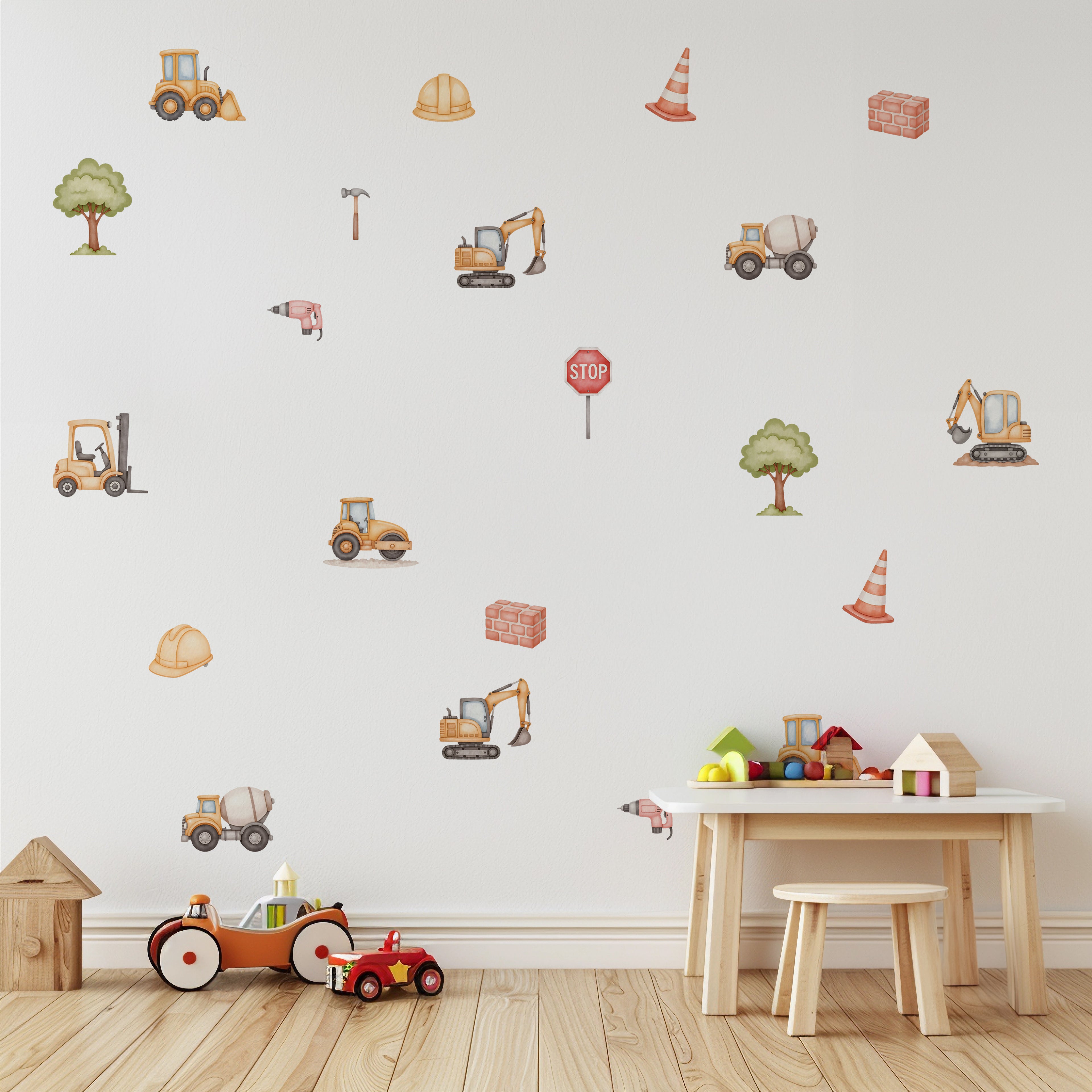 Construction Wall Decals
