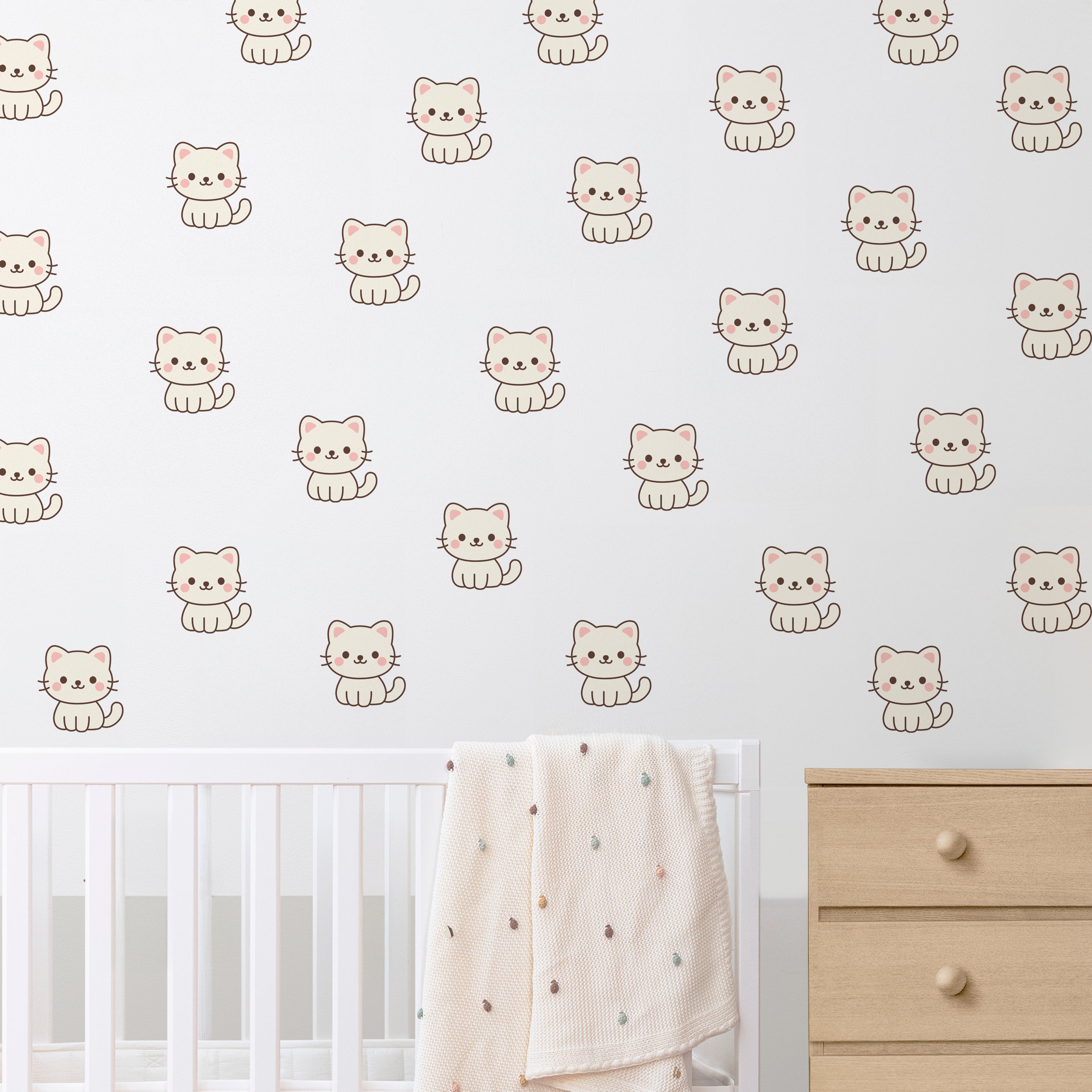 Boho Cats Wall Decals