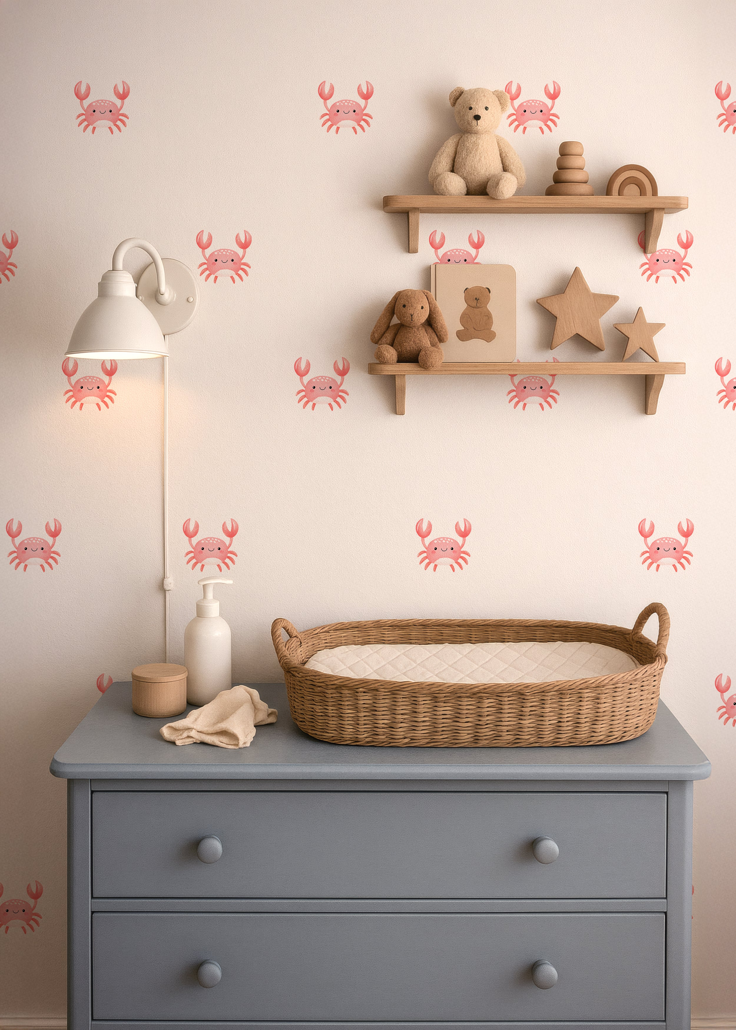 Cute Crab Wall Decals