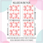 Cute Crab Wall Decals