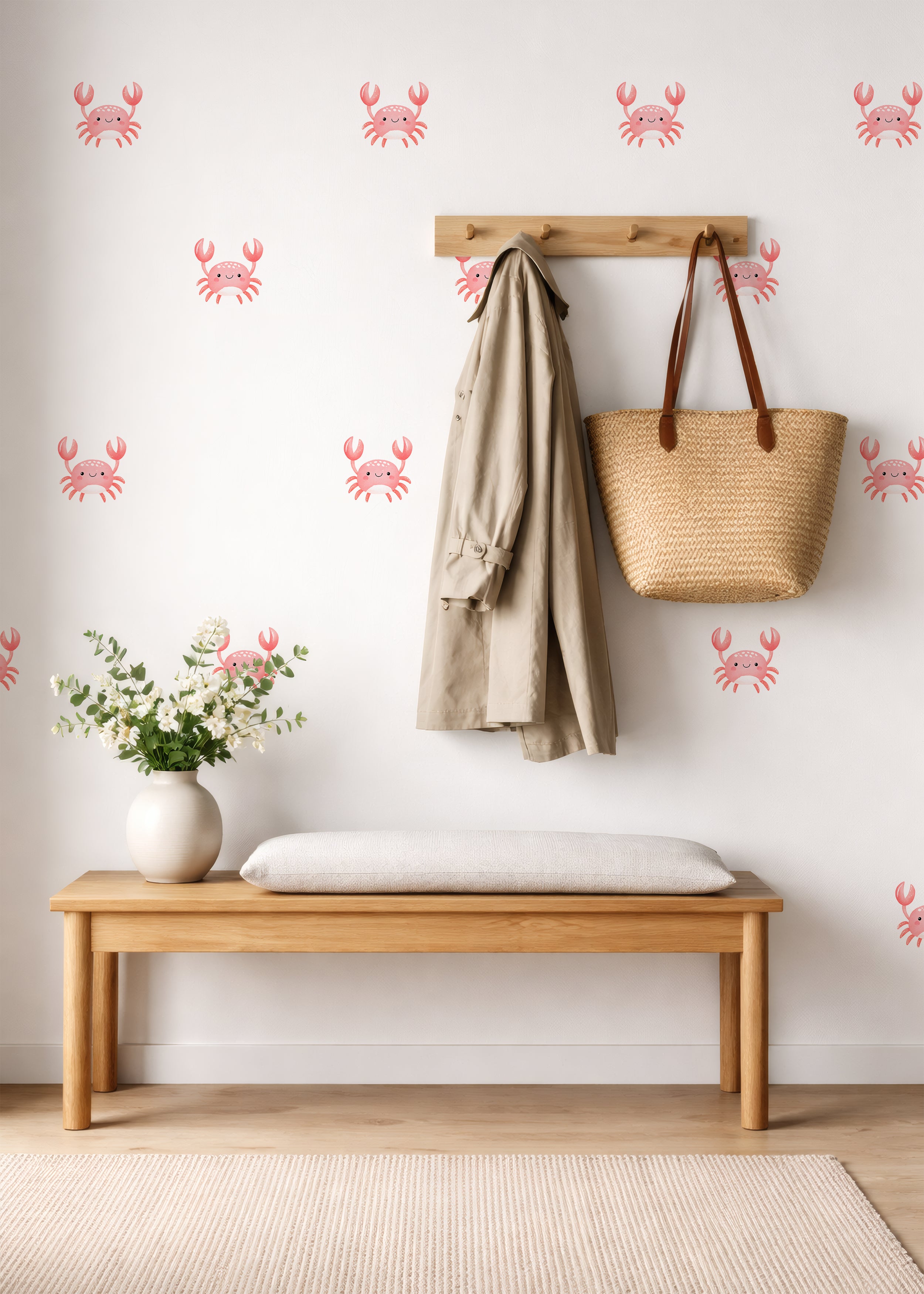 Cute Crab Wall Decals