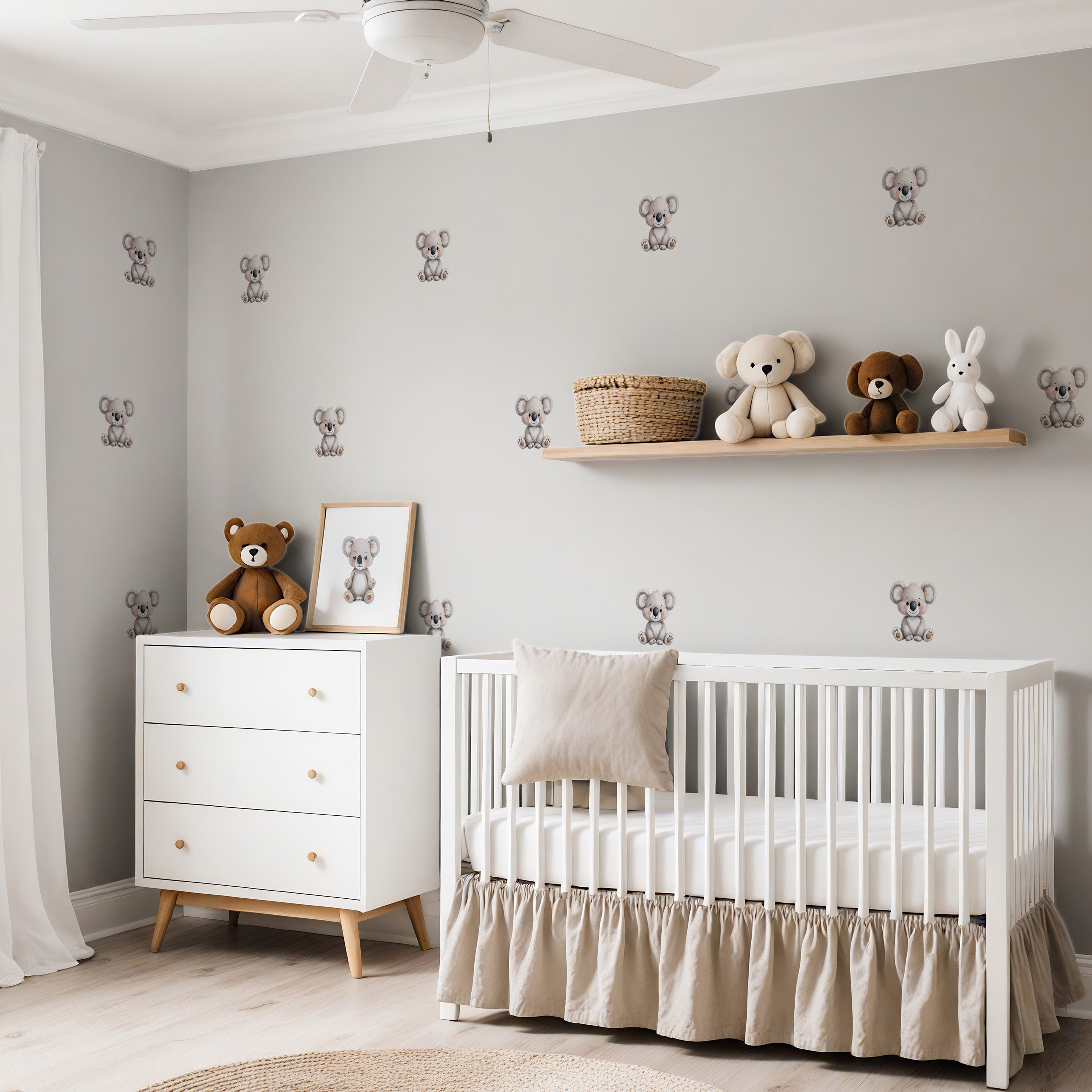 Cute Koala Bear Wall Decals