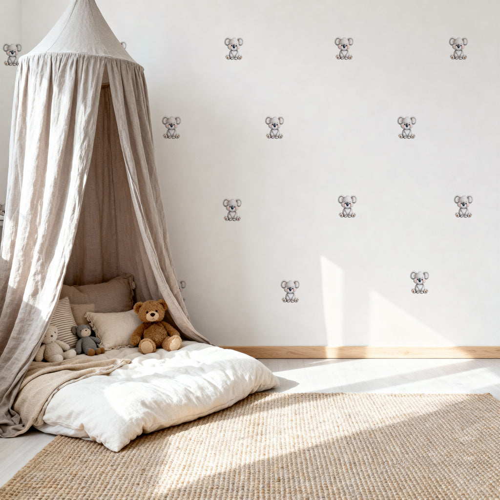 Cute Koala Bear Wall Decals