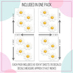 Daisy Flower Wall Decals