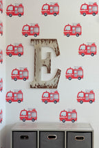 Red Firetruck Wall Decals
