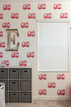 Red Firetruck Wall Decals