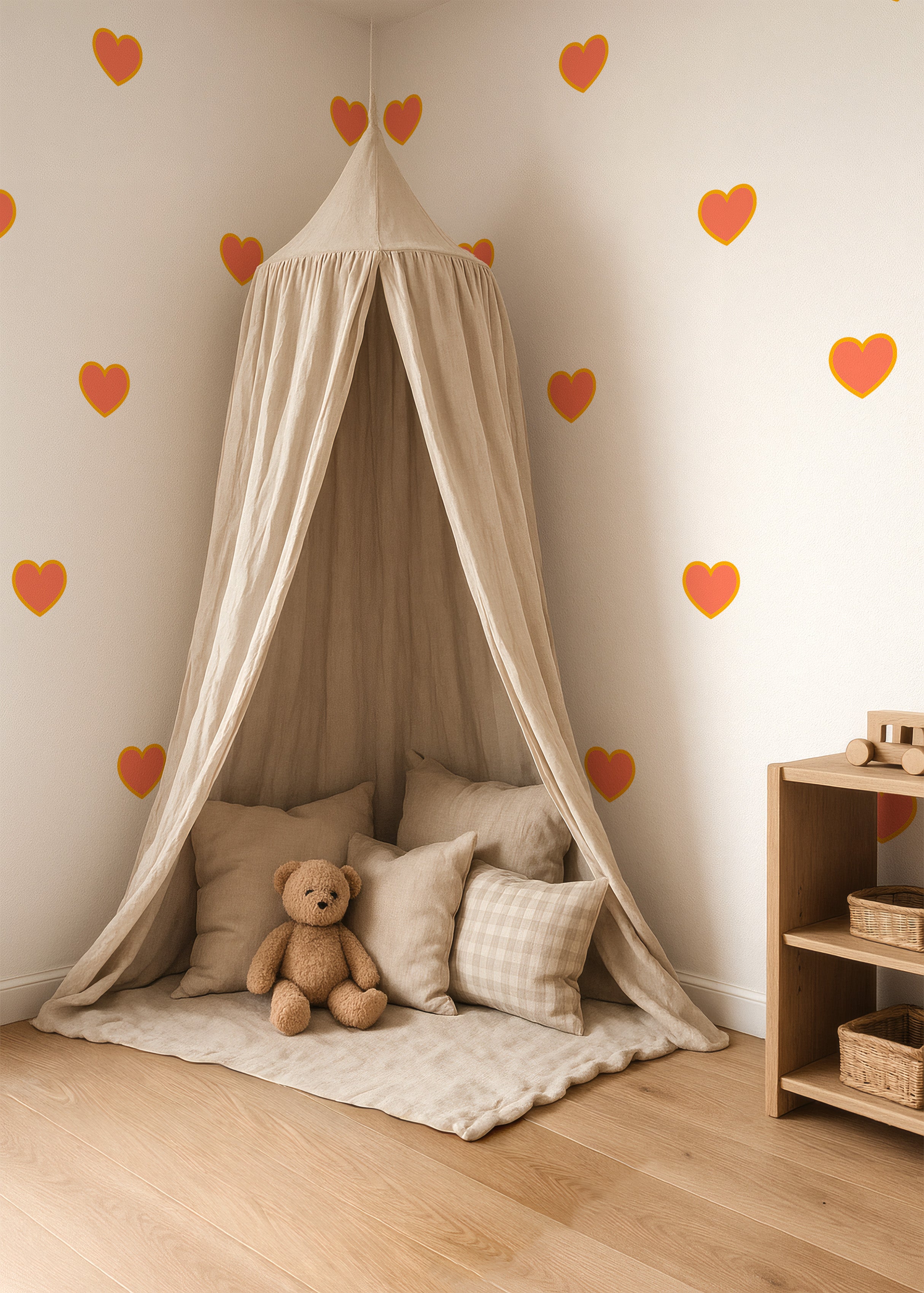 Groovy Heart Wall Decals