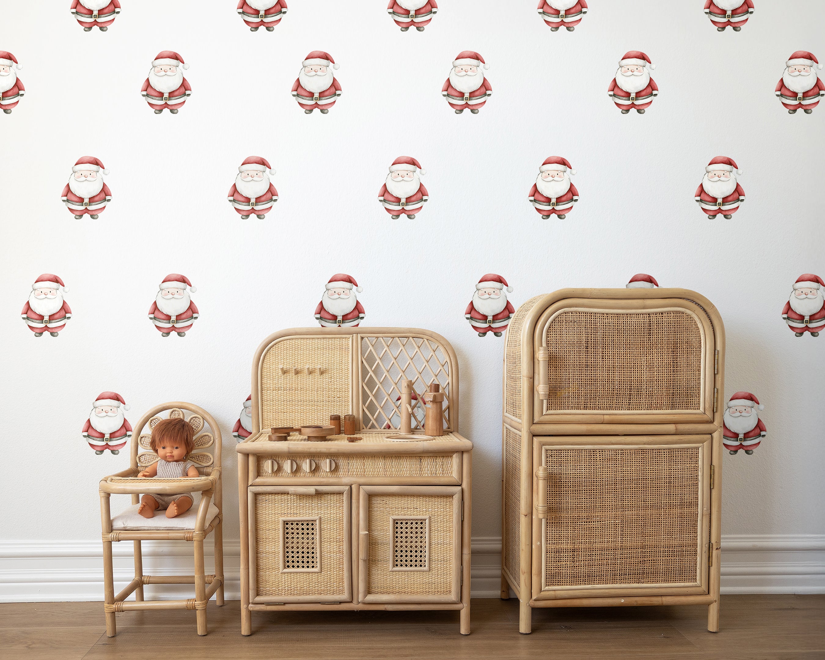 Cute Santa Wall Decals