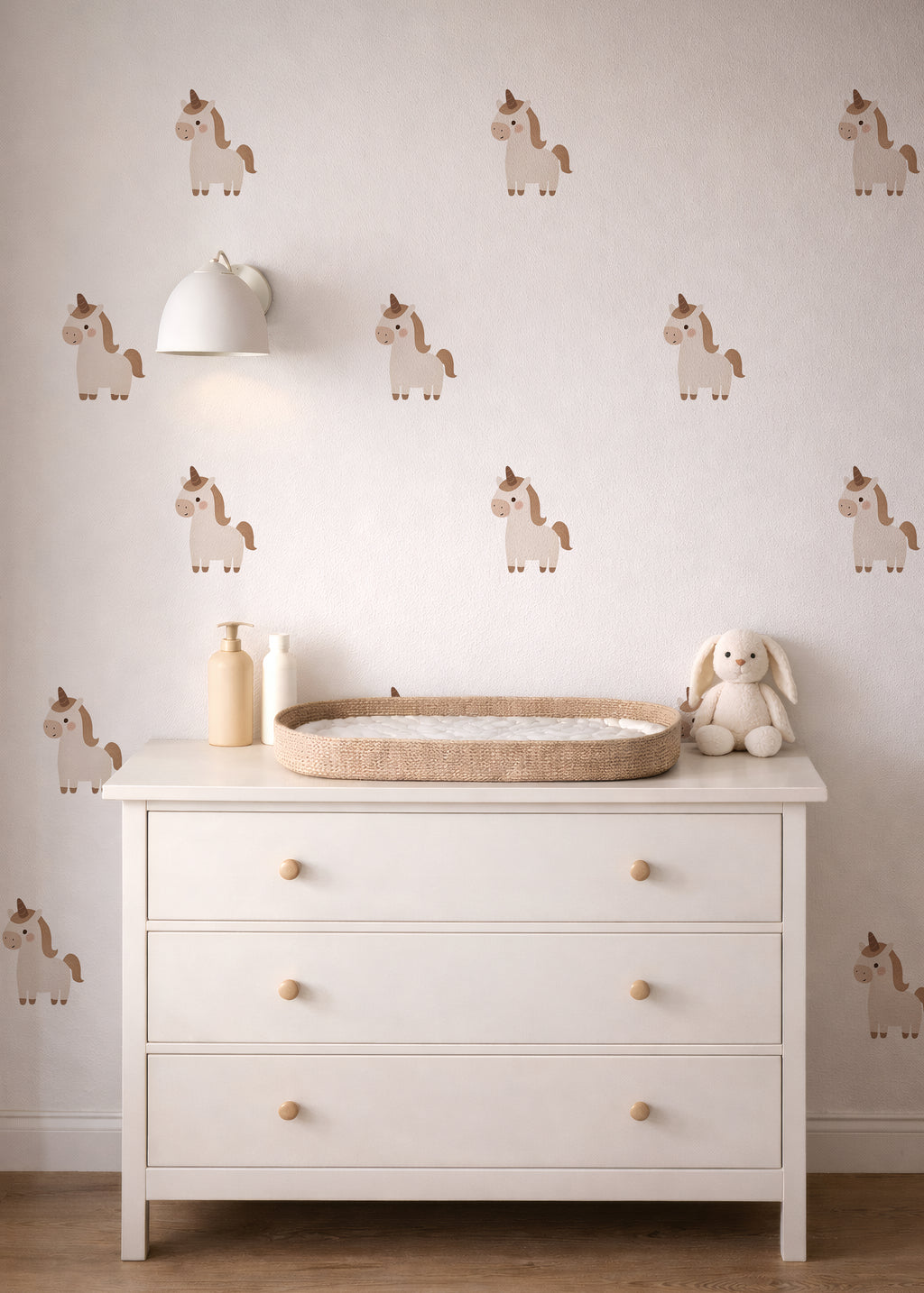 Neutral Unicorn Wall Decals
