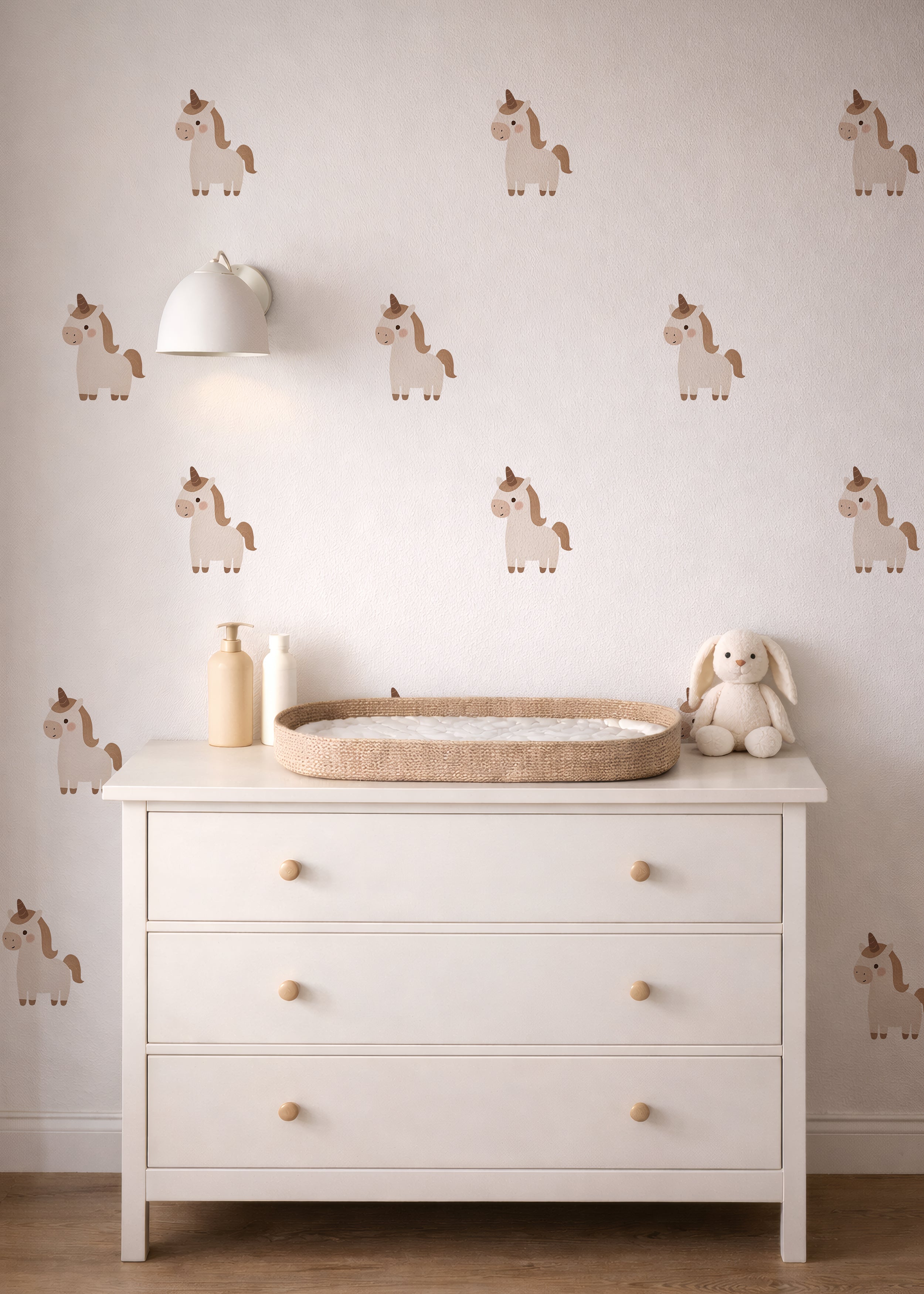 Neutral Unicorn Wall Decals