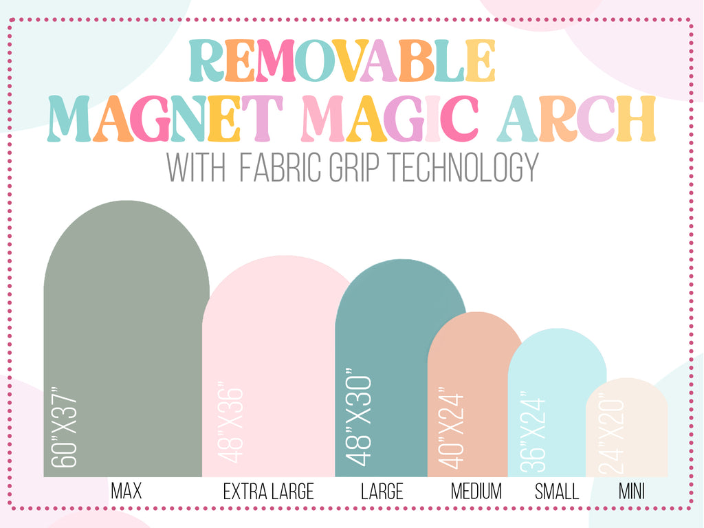 Medium Magnet Magic Wall  - Removable Damage-Free Magnetic Wall
