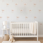 Beige Watercolor Bows Wall Decals