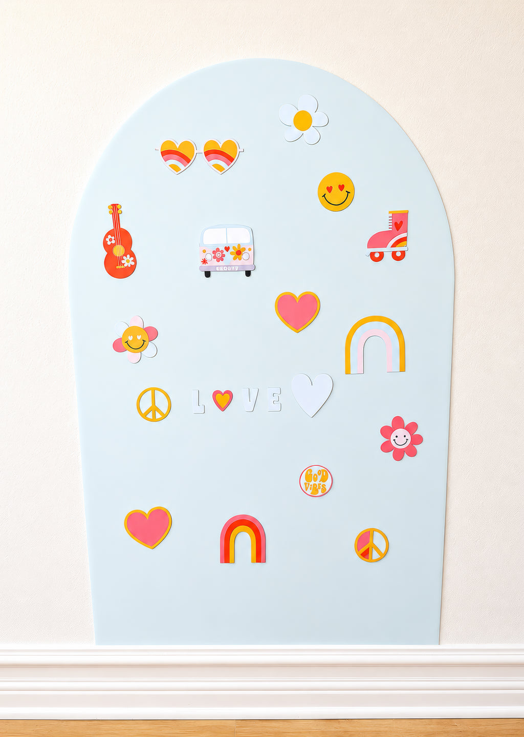 Groovy Girl Magnet Set - Fun Kids Magnets For Magnet Magic Wall & More