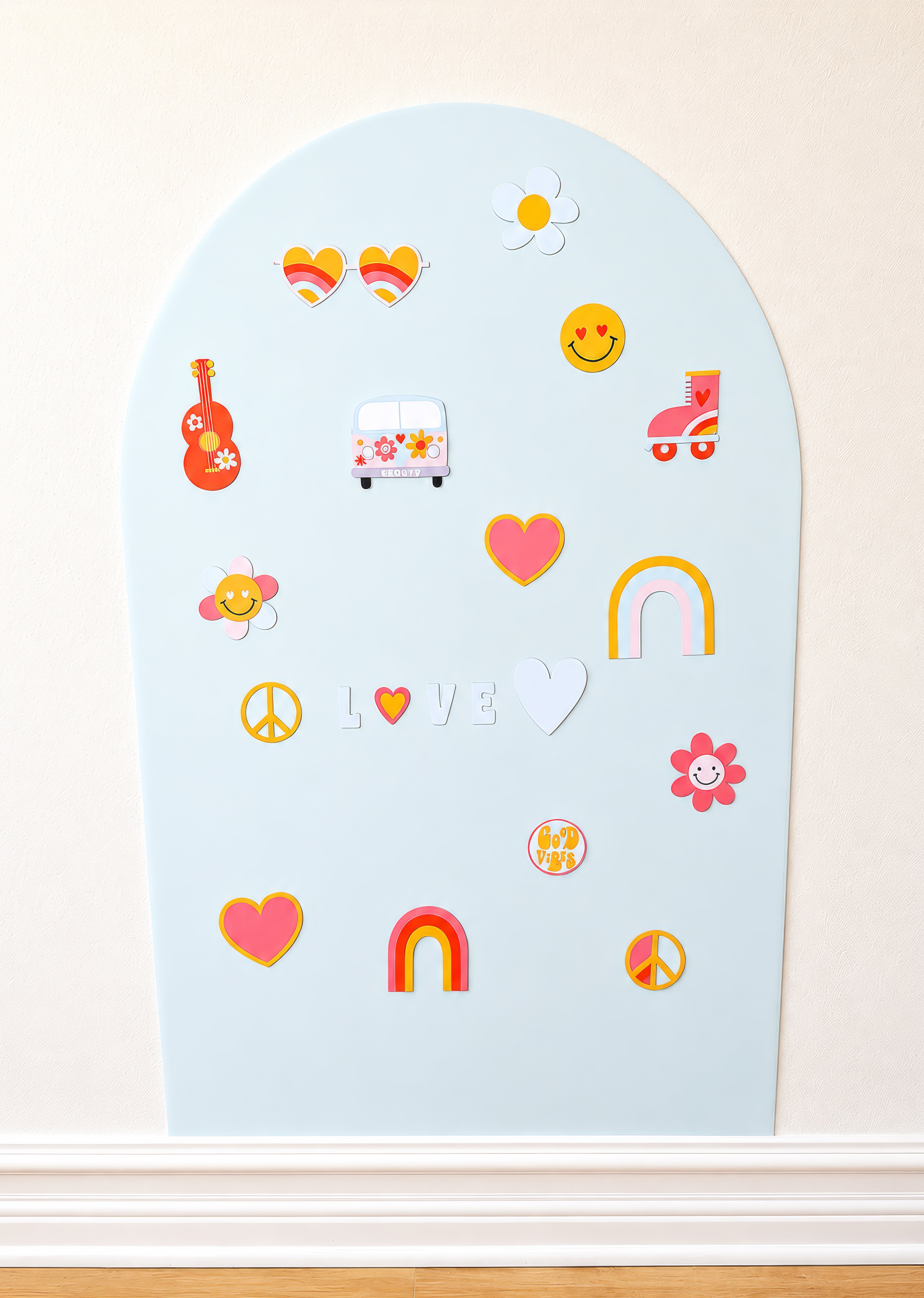 Groovy Girl Magnet Set - Fun Kids Magnets For Magnet Magic Wall & More