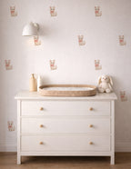 Pink Bow Kitten Wall Decals