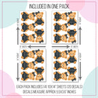 Plaid Dress Bear Wall Decals