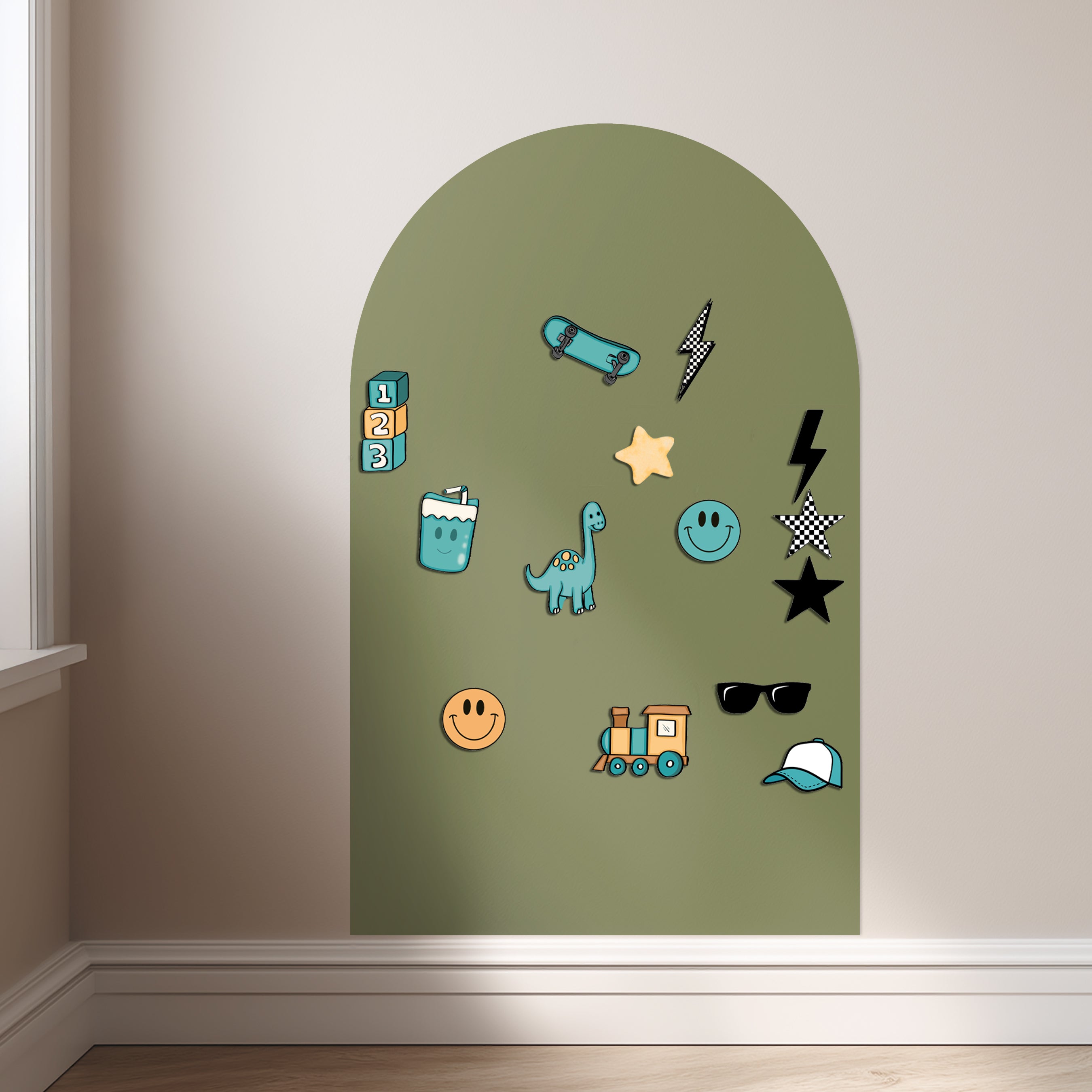 Boys Magnet Set - Fun Kids Magnets For Magnet Magic Wall & More