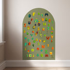 Dinosaur Letters & Numbers Magnet Set - For Magnet Magic Wall & More