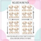 Plush Puppy Wall Decals