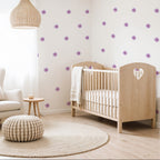Purple Anemone Flower Wall Decals