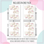 Rainbow Unicorn Wall Decals